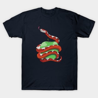Snake and apple T-Shirt